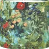 Sofia Lampskärm Blomster Ø25cm Grön