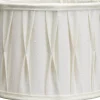 Sofia Lampskärm Ø35cm Plissé Stygn Offwhite