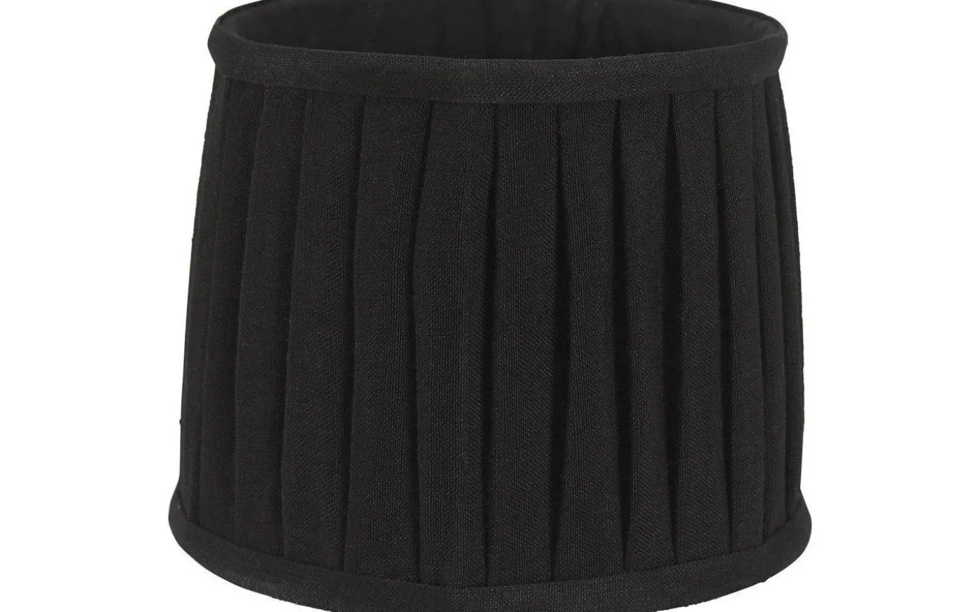 Sofia Lampskärm Ø20cm Plissé Svart