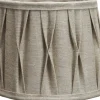 Sofia Lampskärm Ø20cm Plissé Stygn Natur