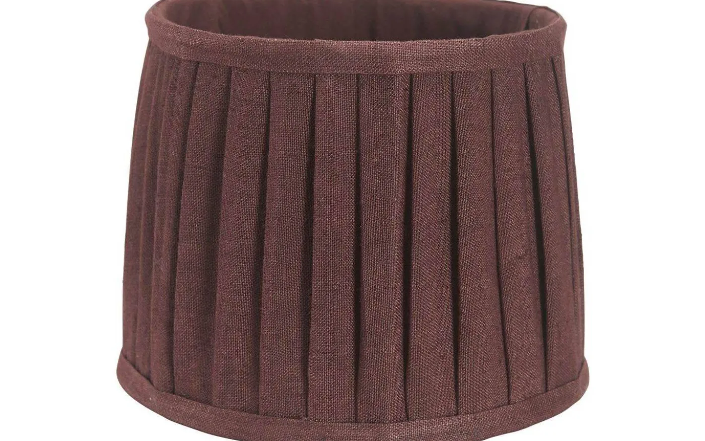 Sofia Lampskärm Ø30cm Plissé Vinröd