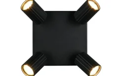 Soka Spotlight 4-delad GU10 mattsvart