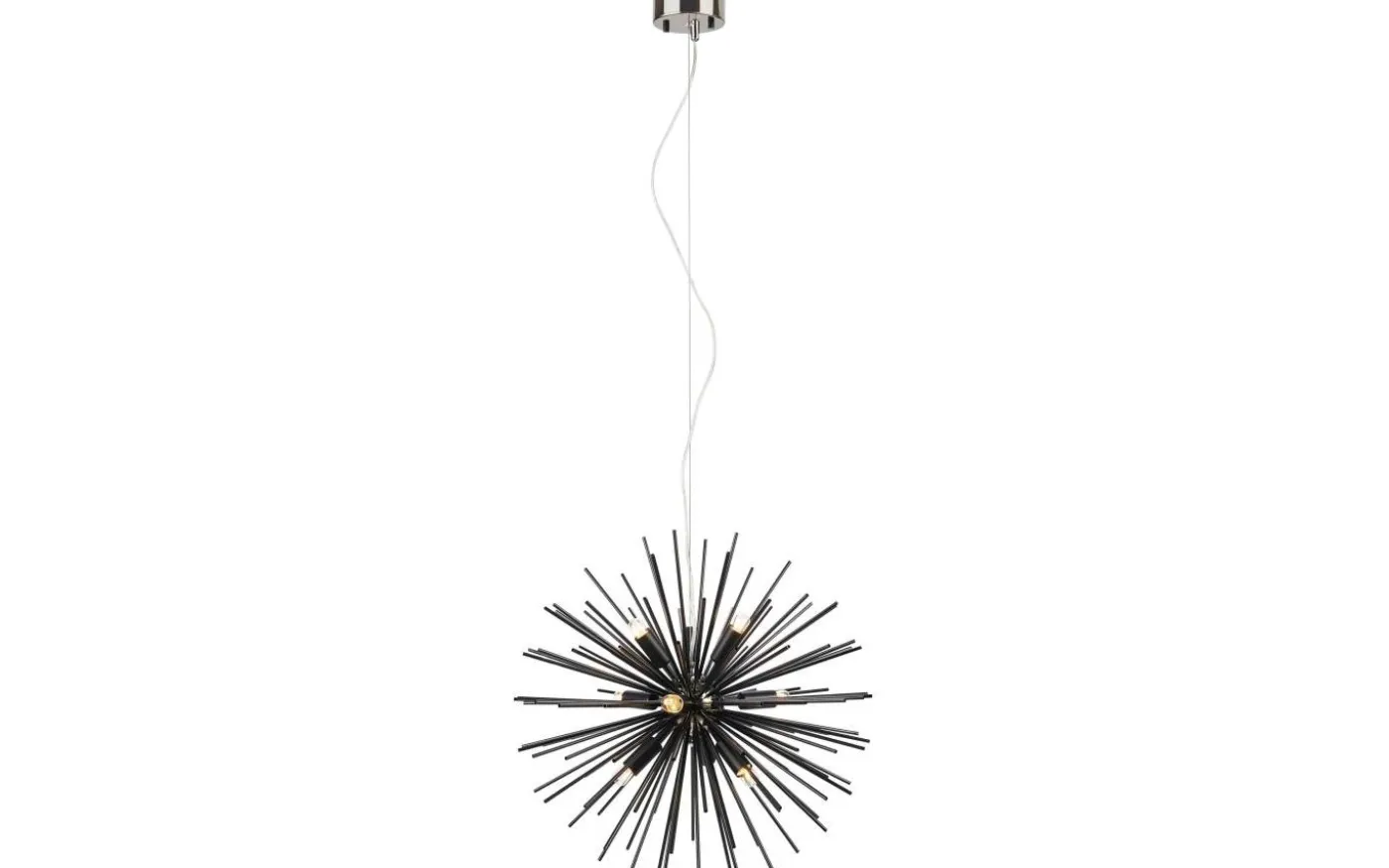 Soleil Taklampa 57cm 9L Svart