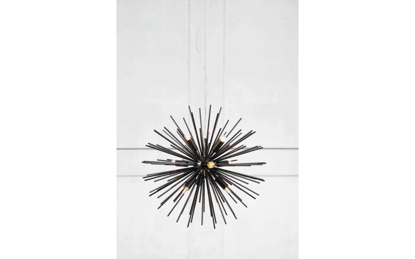 Soleil Taklampa 57cm 9L Svart