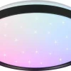 Solit Plafond LED mattsvart stjärnljus RGB