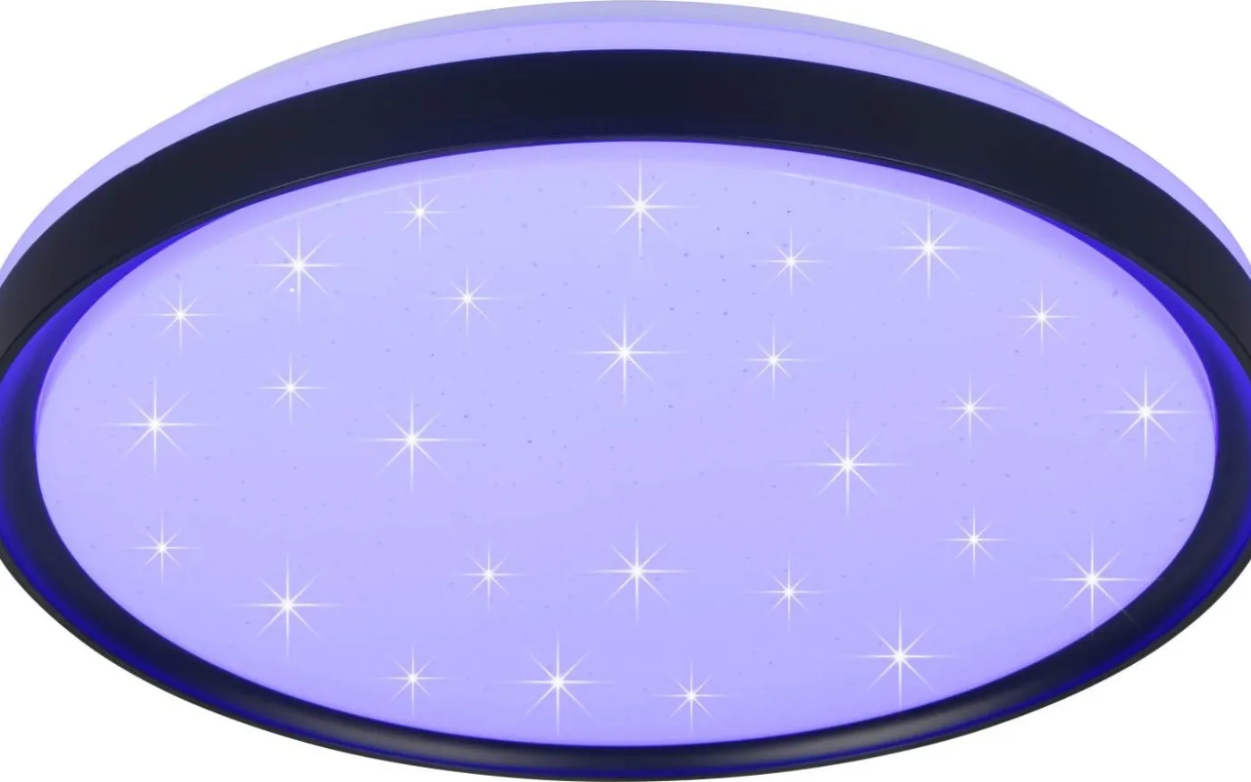Solit Plafond LED mattsvart stjärnljus RGB
