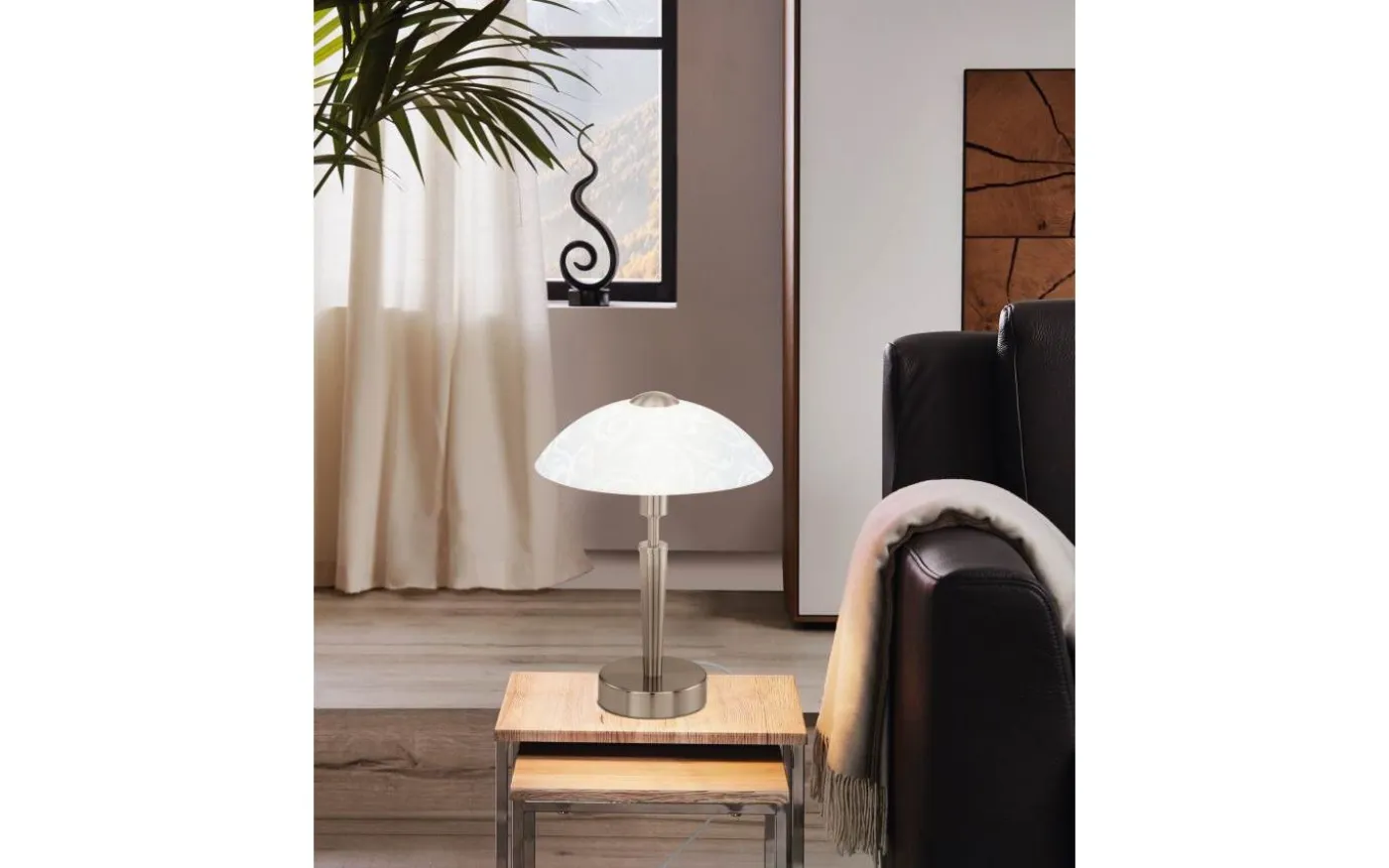 Solo Bordslampa 32cm DIM Nickel