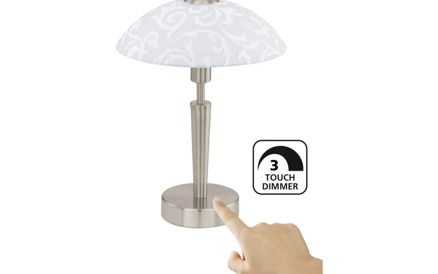 Solo Bordslampa 32cm DIM Nickel