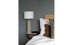 Solo Bordslampa 65cm Matt Beige/Vit