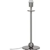 Sonja Lampfot 38cm Borstad Krom