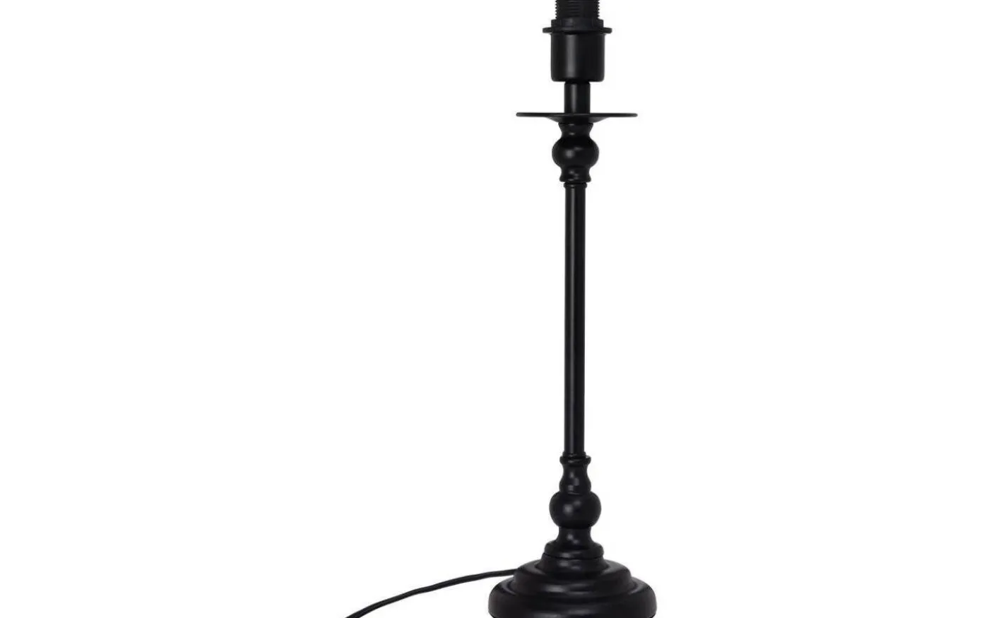 Sophie Lampfot 39cm Svart