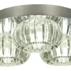 Sorrento Plafond 25cm LED 3x3W 3000K Krom/Klar IP44