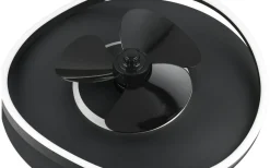 Sortland Takfläkt 50cm LED mattsvart