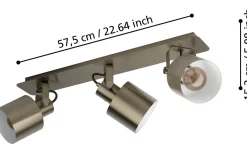 Southery Takspotlight 70cm Borstad Krämguld
