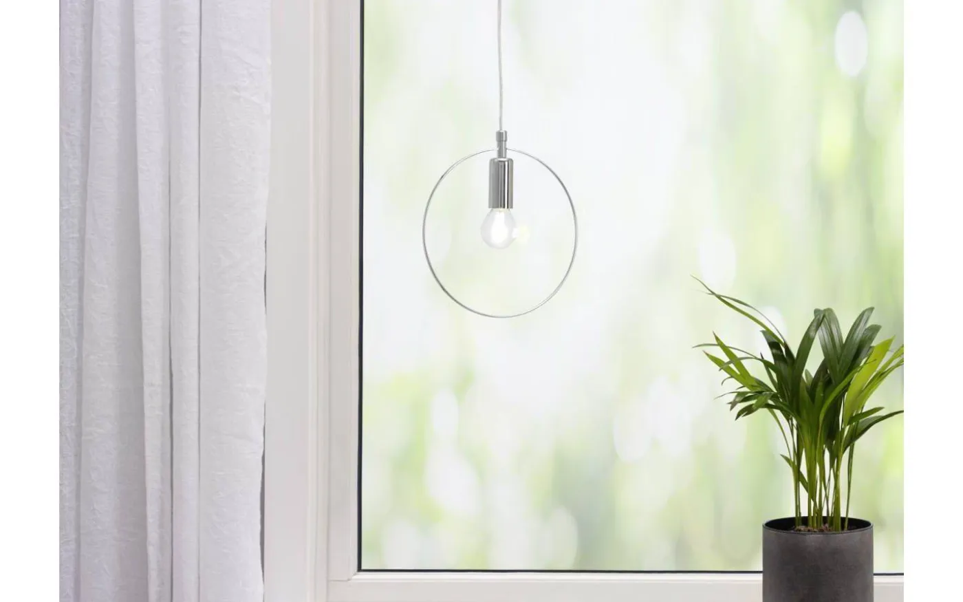 Spartan Ringo Fönsterlampa 20cm Krom