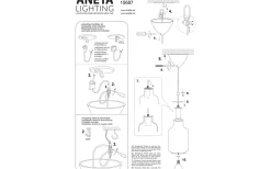 Speceri Fönsterlampa 11cm Krom/Klar