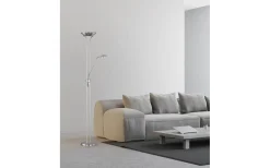 Spock Golvlampa LED uplight borstad stål