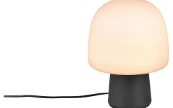 Steen Bordslampa E14 matt svart/tau