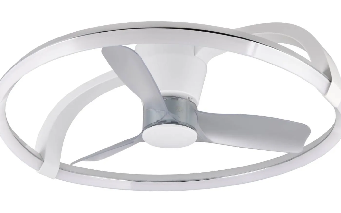 Stockholm Takfläkt 74cm LED matt vit
