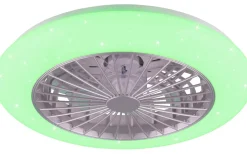 Stralsund Takfläkt 49cm LED RGBW grå stjärnljus