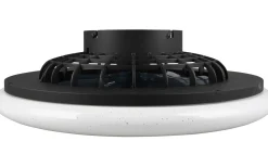 Stralsund Takfläkt 49cm LED mattsvart stjärnljus