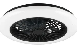 Stralsund Takfläkt 49cm LED mattsvart stjärnljus