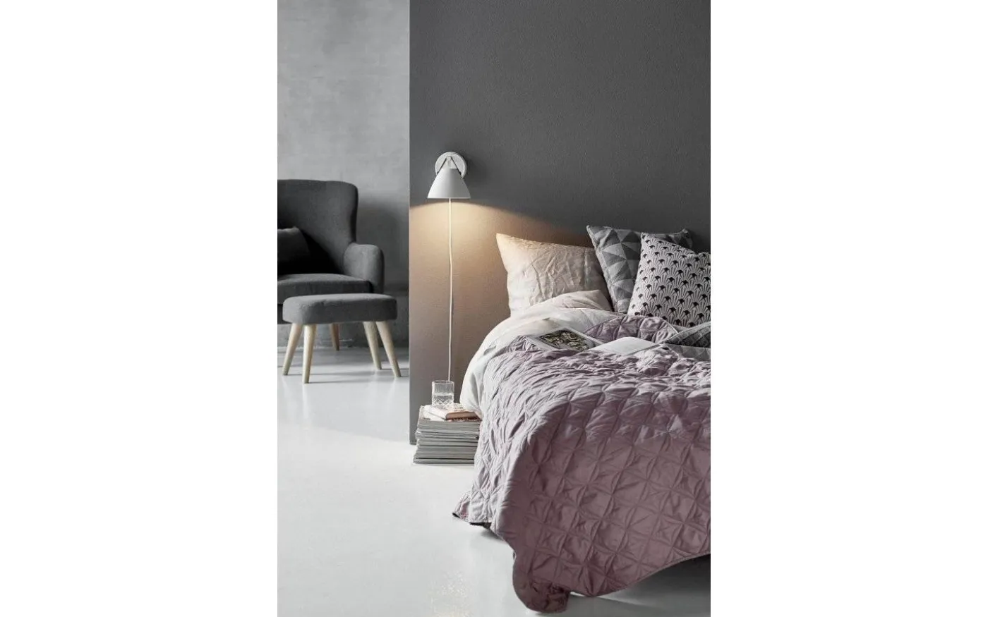 Strap 15 Vägglampa Vit