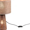Straw Bordslampa 2xE27 brun/rotting
