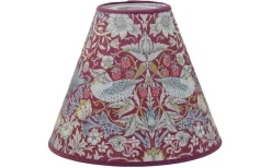 Strawberry Thief Toppringsskärm Ø22cm Plum William Morris