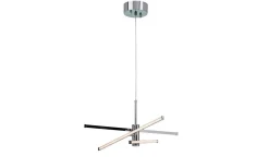Strazza Taklampa 62cm 3-Steg DIM Krom