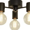 Strict Plafond 31cm Svart