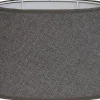 Studio 54 Oval Lampskärm 25cm Mörk Sand