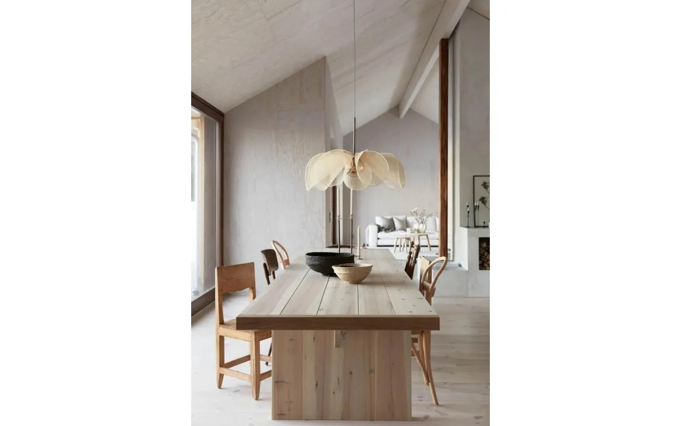 Styrka Taklampa 75cm Beige