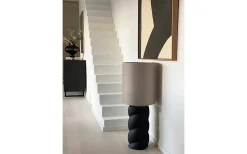 Swirl Lampfot 54cm Matt Svart