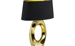 Taba Bordslampa 52cm E27 guld/svart