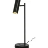 Tabela Bordslampa 52cm med Trådlös Laddning och USB Svart