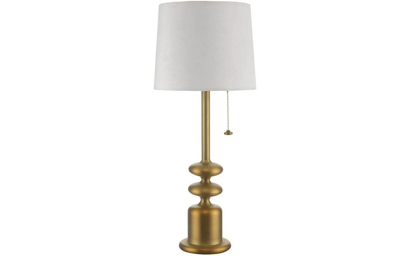 Tanger Bordslampa 56cm Brons/Vit