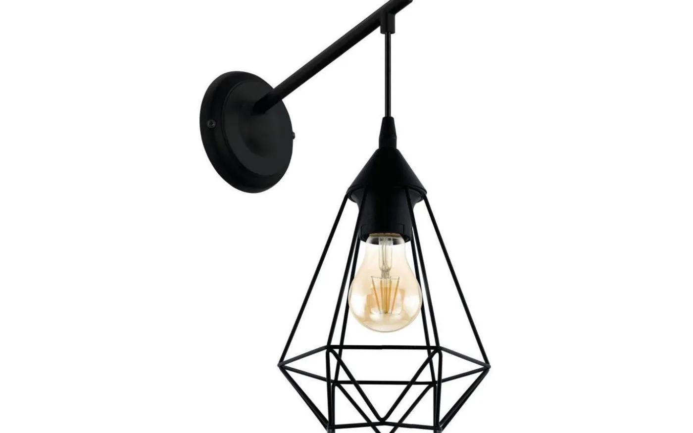 Tarbes Vägglampa Svart