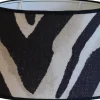 Terranea Zebra Oval Lampskärm 20cm Svart Ralph Lauren