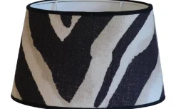 Terranea Zebra Oval Lampskärm 30cm Svart Ralph Lauren