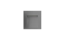 Tess SQ Vägglampa Silvergrå