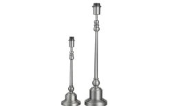 Theo Lampfot 63cm Antik nickel