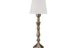 Therese Bordslampa 43cm Antikmässing/Offwhite