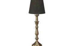 Therese Lampfot 34cm Antikmässing