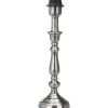 Therese Lampfot 34cm Antiksilver