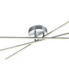 Tiriac Plafond LED borstat stål