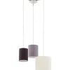 Tombolo Taklampa 55cm Creme/Taupe/Brun