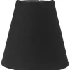 Toppringskärm Ø15cm E14 Franza Svart