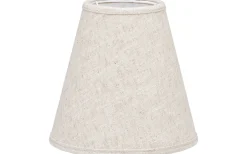 Toppringskärm E14 Ø15cm Lin Ljus Beige