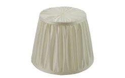 Torino Plisserad Takskärm Ø42cm Offwhite